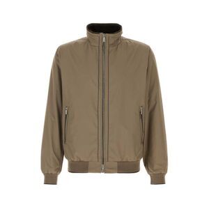 Moorer Men Dove Grey Polyester Manetti Jacket